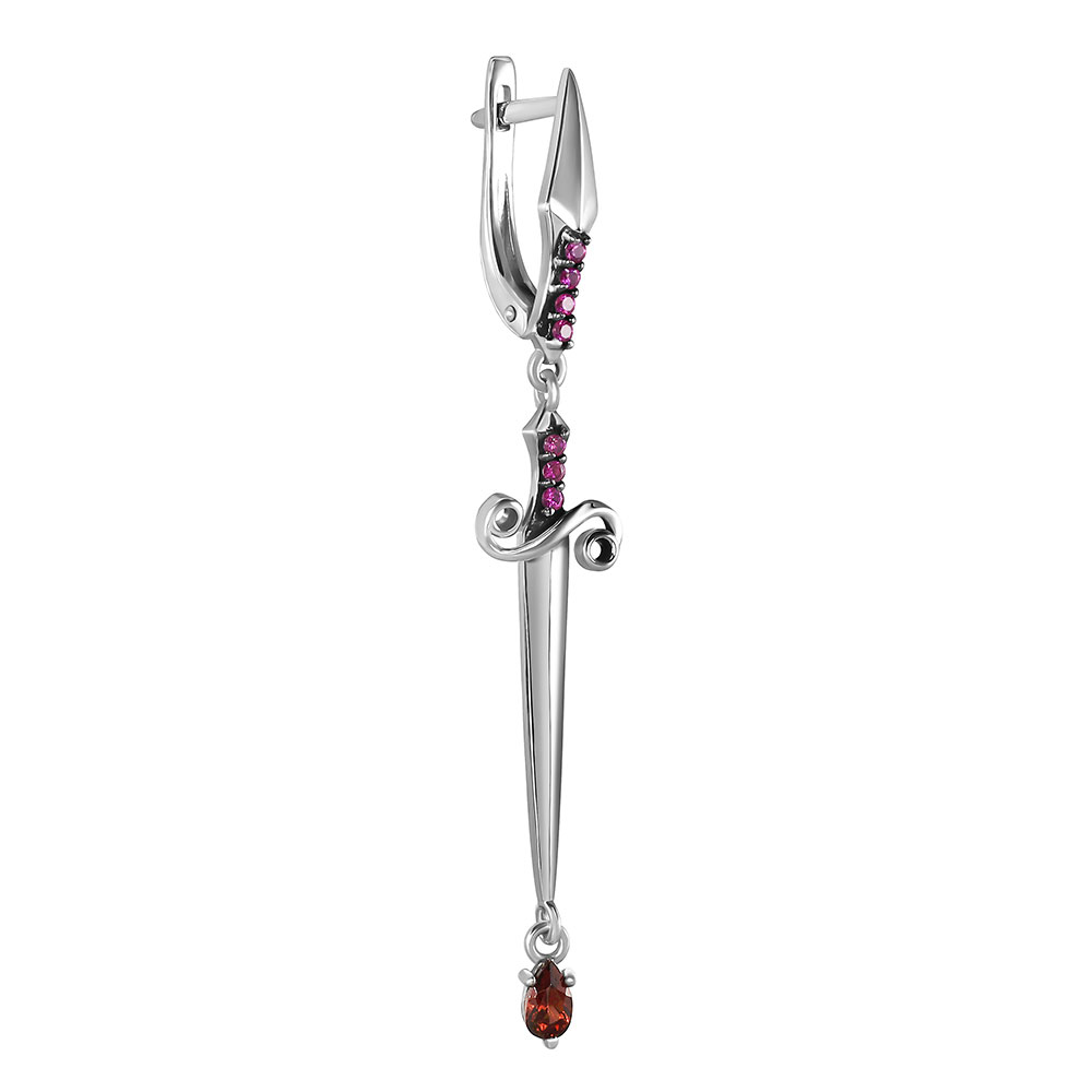 Серебряные серьги АРТ. 2025
