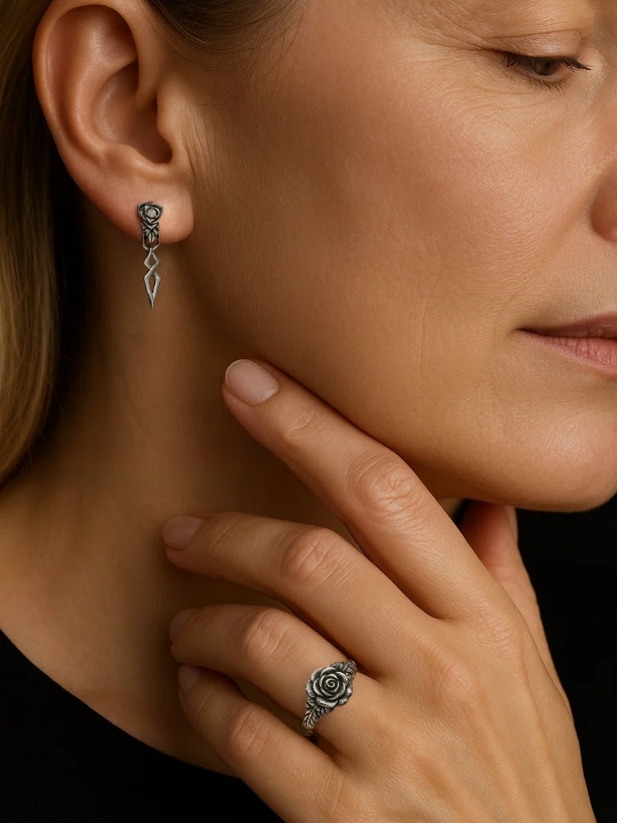 Серебряные серьги АРТ. 2048